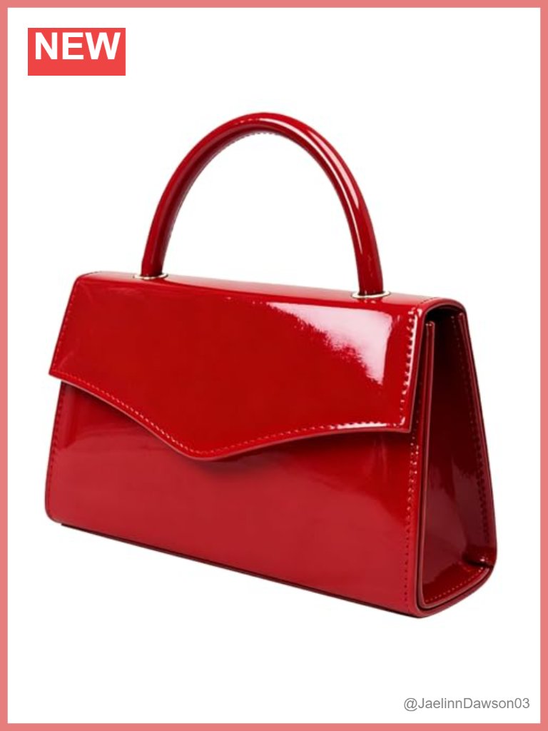 Patent Leather Evening Clutch Purse For Women Formal Party Wedding Bridal